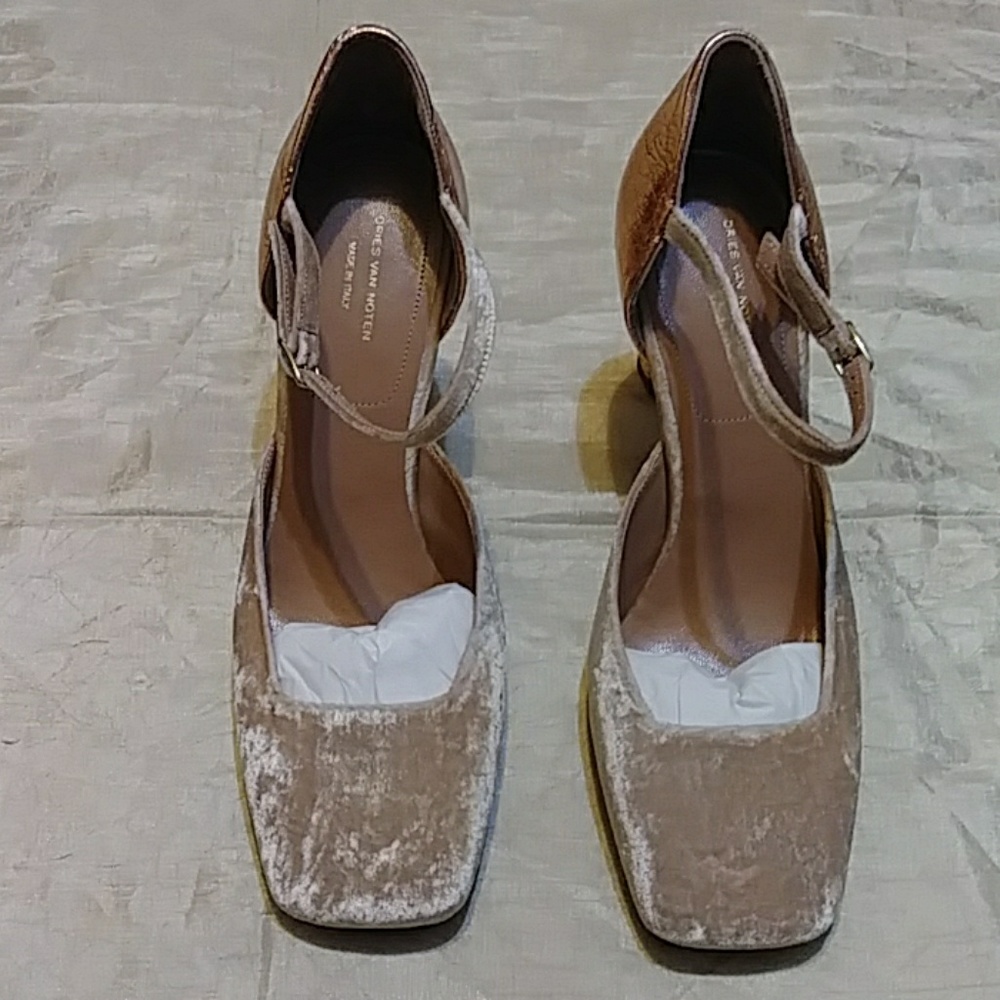Dries Van Noten Nudeflesh Pump Sandals - Picture 2 of 8